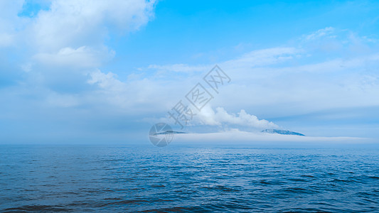 水墨云浙江舟山东极岛背景