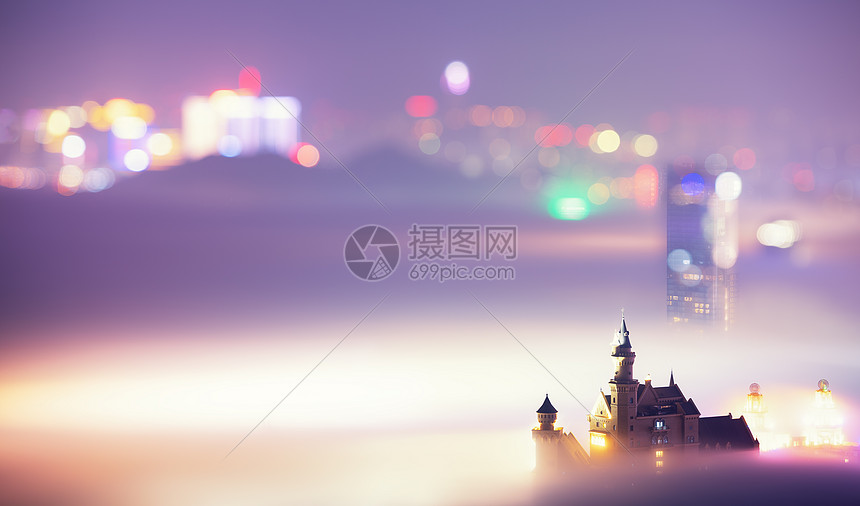 璀璨星空夜景图片图片