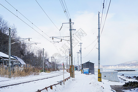 北海道小樽朝里风光背景图片