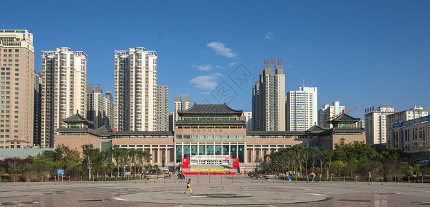 青海互助青海西宁博物馆背景