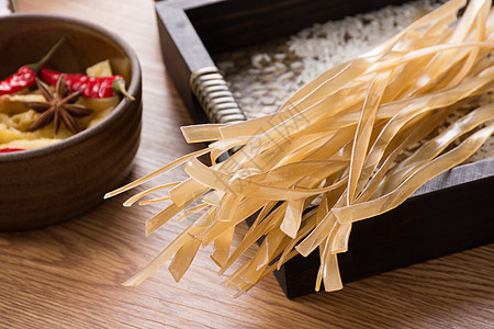 豆芽粉条食材苕粉背景