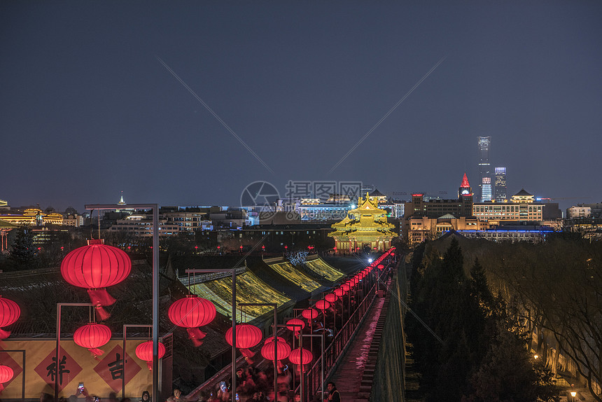 北京故宫紫禁城上元之夜图片