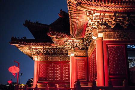 北京故宫太和殿北京故宫紫禁城上元之夜背景