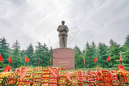 毛泽东广场韶山毛泽东故居高清图片