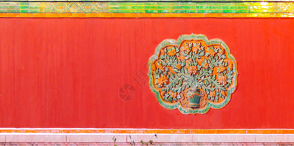 故宫城墙背景图片