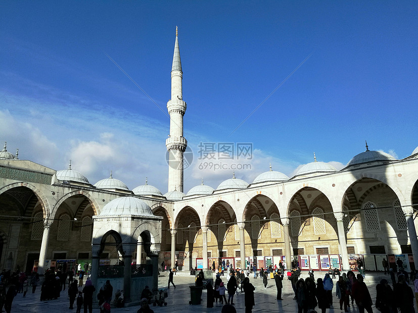 土耳其伊斯坦布尔清真寺图片