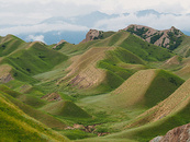 新疆山脉图片