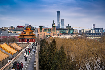 新旧交替新旧交融的北京背景