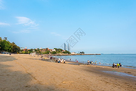 厦门海滩福建厦门鼓浪屿海滩背景