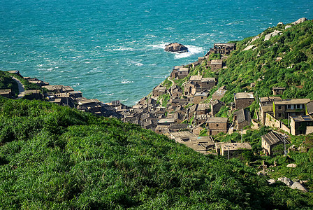 浙江舟山浙江省舟山市舟山群岛东极岛风光背景