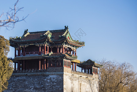 颐和园建筑背景图片