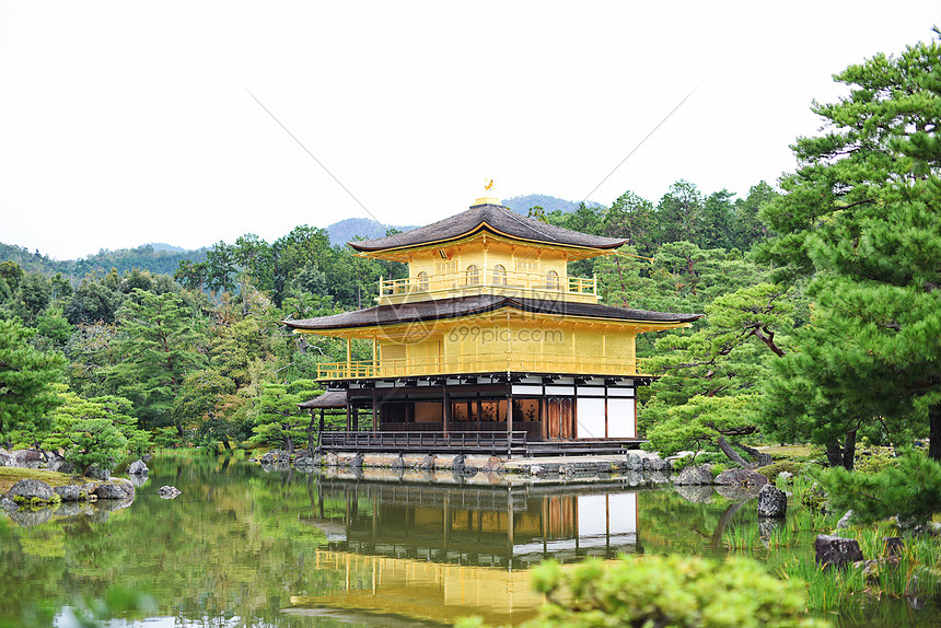 日本京都金阁寺图片