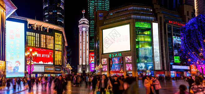 重庆景点重庆解放碑背景