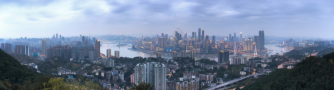 重庆全景山城夜景高清图片