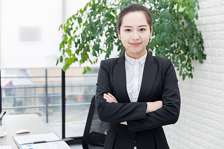 商务人士图片职场女性办公形象背景