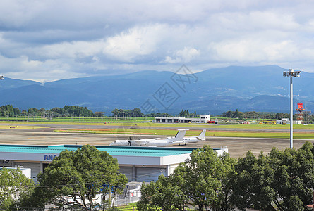 日本鹿儿岛机场背景