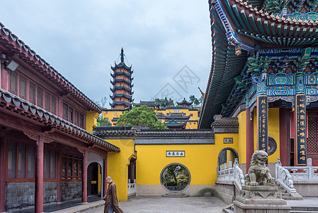 江苏镇江金山寺背景