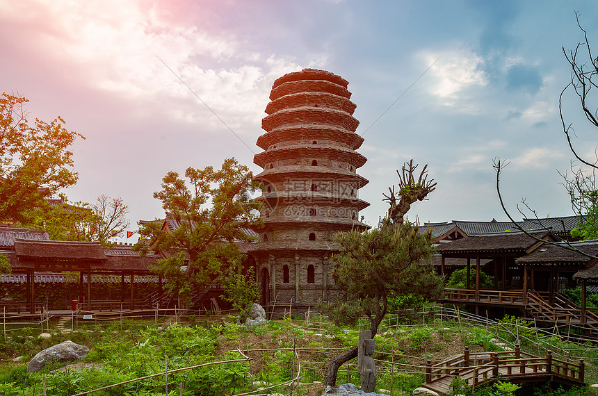 湖北襄阳唐城影视城风景图片