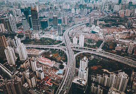 高架交通上海高架道路背景