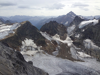 人山顶瑞士铁力士峰山顶远眺背景