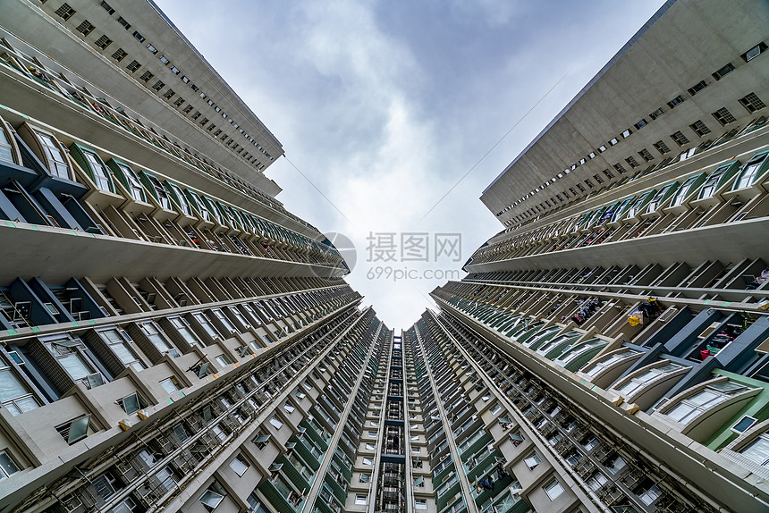 香港居民高楼图片