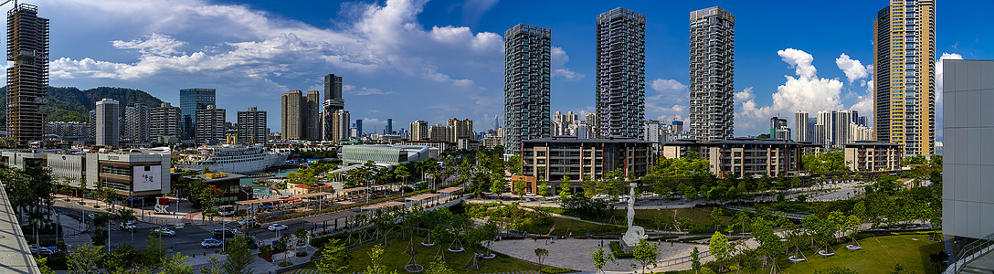 深圳南山区蛇口城市建筑背景图片