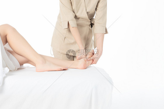 女性足底按摩图片