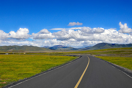 高原旅行318国道风景背景