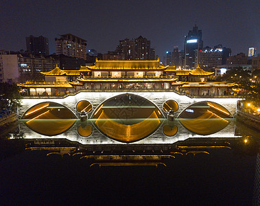 成都九眼桥夜景图片