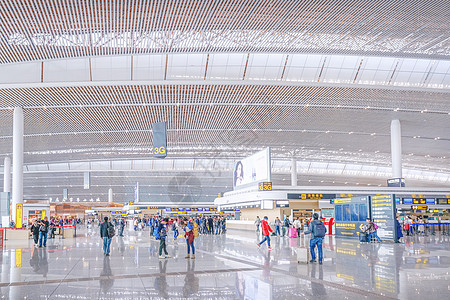 重庆机场值机重庆江北机场候机大厅背景