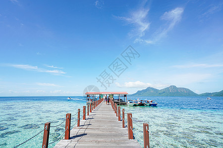 马来西亚仙本那珍珠岛高清图片