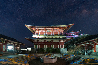 湖北随州大洪山景区星空图片