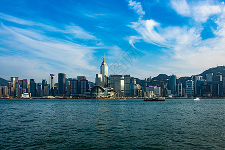 香港维多利亚港全景香港维多利亚港背景