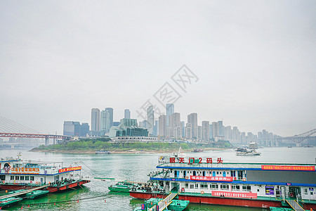 重庆朝天门码头重庆朝天门风光背景