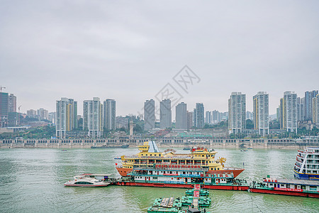 重庆市城市风光重庆朝天门风光背景