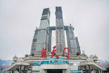 长江码头重庆朝天门风光背景