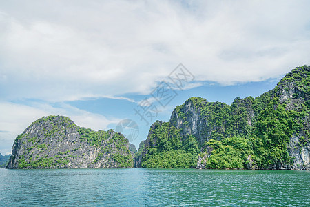 越南下龙湾喀斯特地貌图片