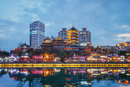 成都九眼桥夜景图片