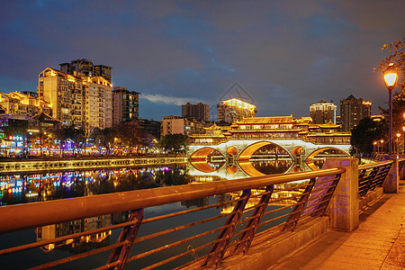 成都九眼桥夜景图片