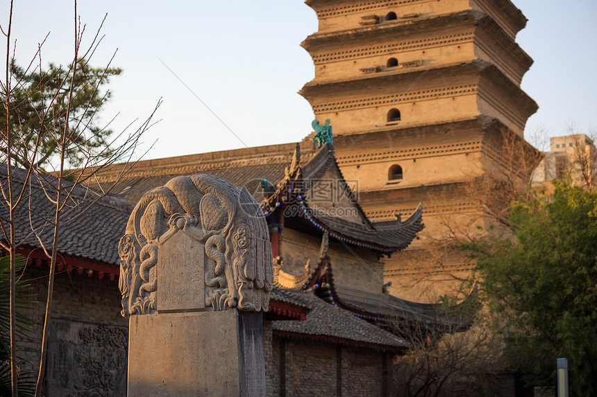 小雁塔古建筑图片