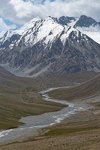 雪山特写图片