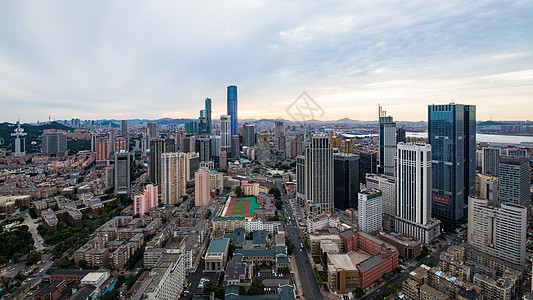 大连城市建筑全景高清图片