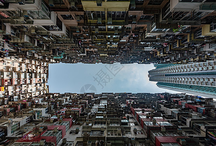 仰望香港建筑图片