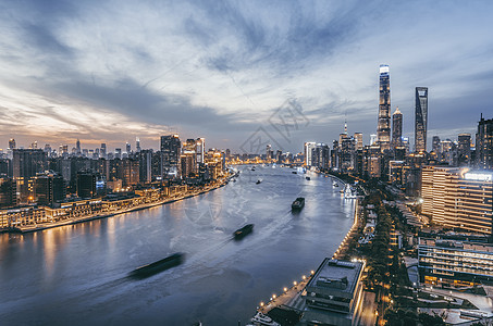 上海滨江上海黄浦江两岸背景