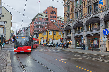 挪威首都奥斯陆城市风光图片