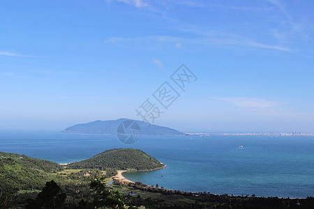 星辰大海越南岘港海景背景