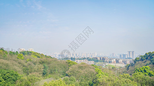 重庆歌乐山风光背景