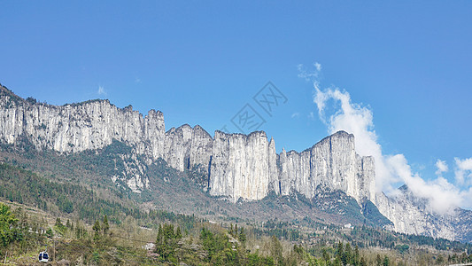 恩施大峡谷风景区背景图片