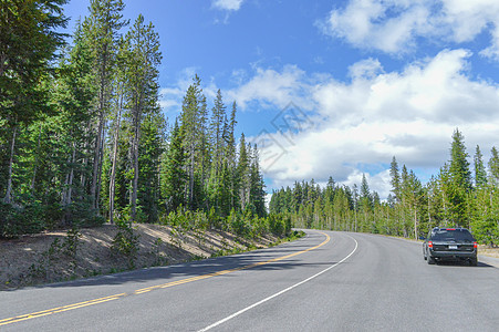 美国西部道路背景图片