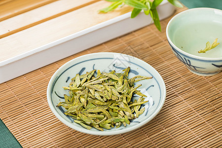 茶艺茶道春茶龙井绿茶图片